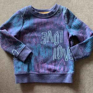 18 Month Love Sweatshirt Cat& Jack